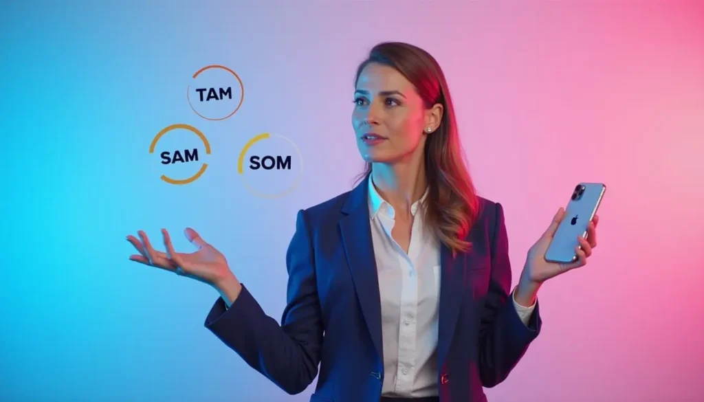TAM, SAM E SOM