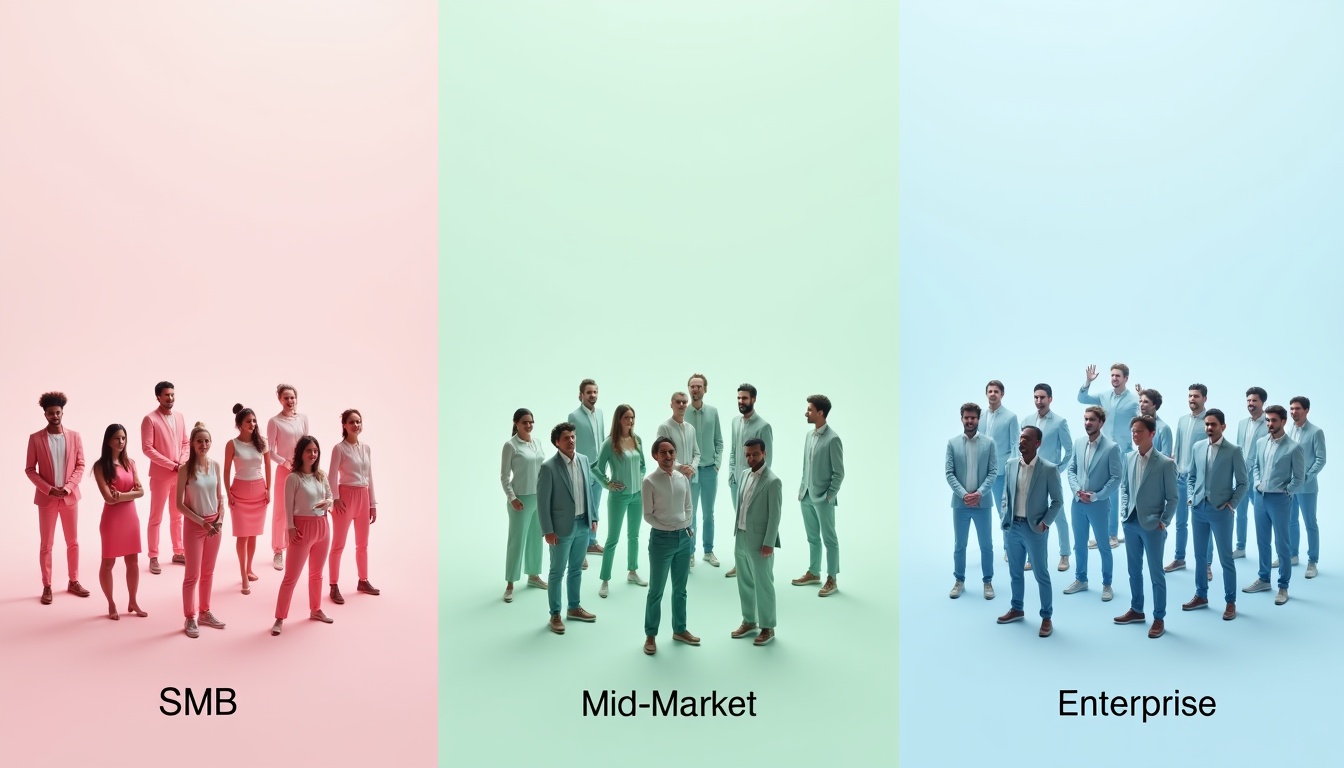 diferenças entre vender para SMB, mid-market e enterprise
