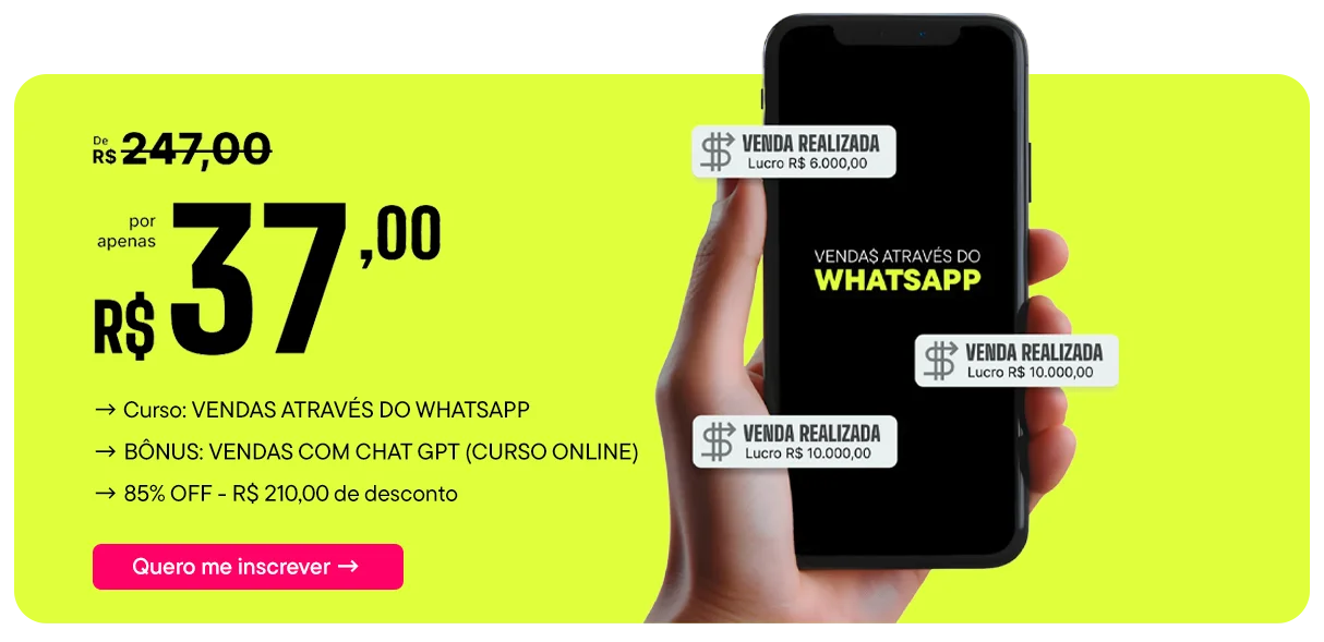 Curso Vendas pelo WhatsApp - VENDE-C